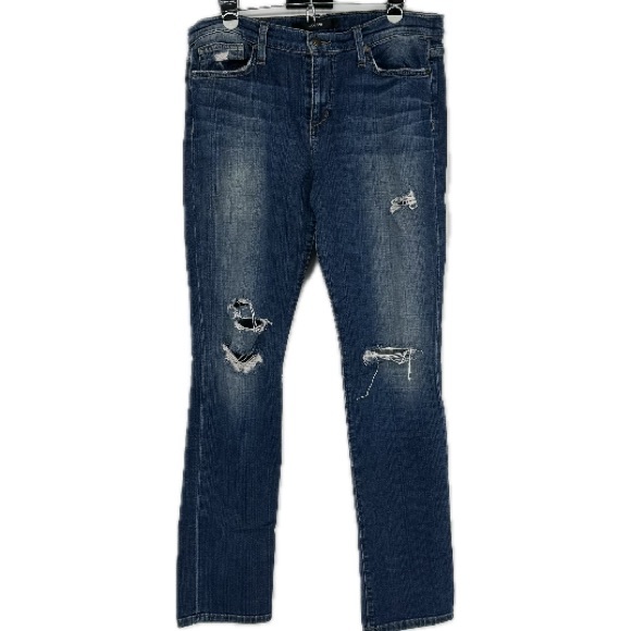 Joe's Jeans Autumn‎ Distressed Faded Straight Leg Women's Size 32 - Picture 1 of 13